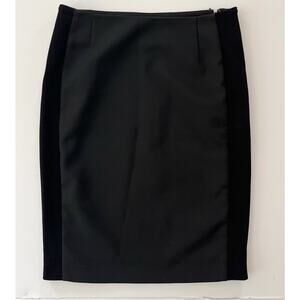 Balenciaga Paris Pencils Skirt Sz 36(US4) Black Stretch Side Made In Italy Mini